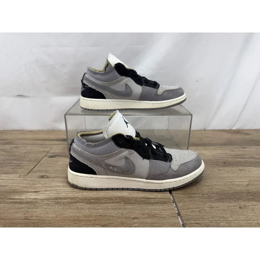 Nike Air Jordan‎ 1 Low SE Craft Tech Grey Black FD9088-002 Mens 6.5Y Sneakers
